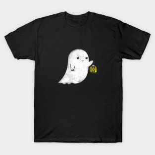 Little Ghost with Lantern T-Shirt